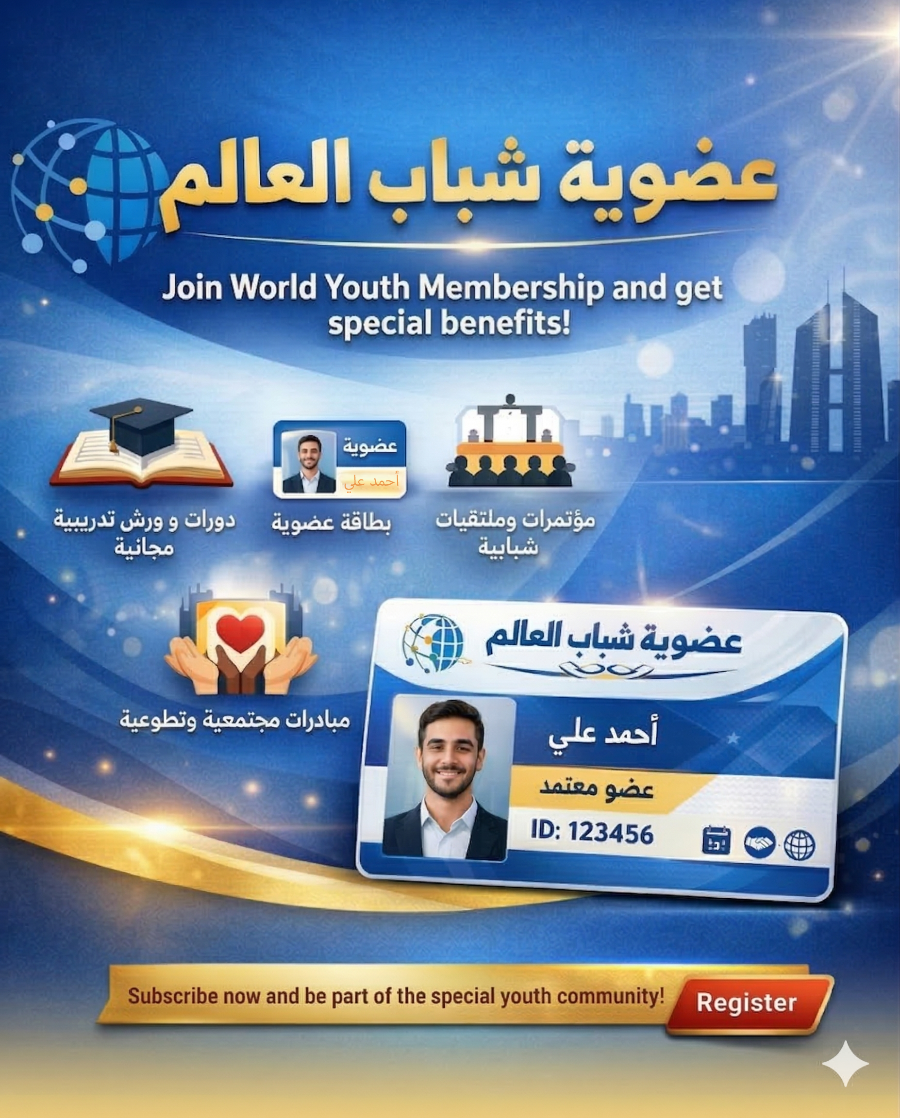 عضوية المؤسسة سنوية